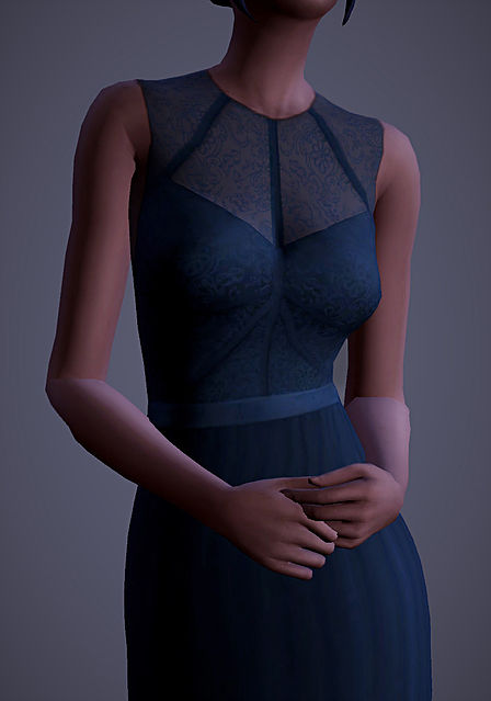 Sims 4 The Baroness dress at Magnolian Farewell