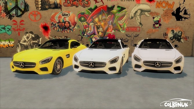 Sims 4 Mercedes Benz AMG GT at LorySims