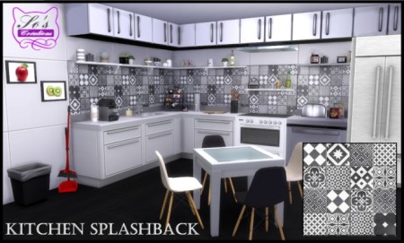 Kitchen Splashback by Sophie Stiquet at Les Sims4