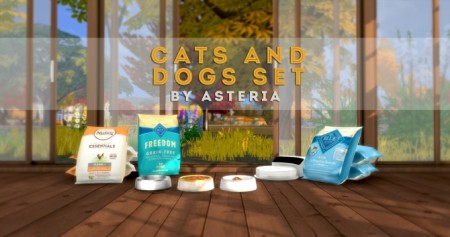 Cats and Dogs Set at Asteria Sims