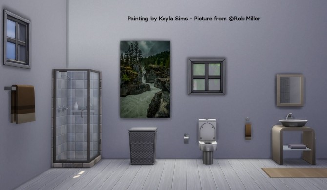 Sims 4 Rob Millers paintings at Keyla Sims