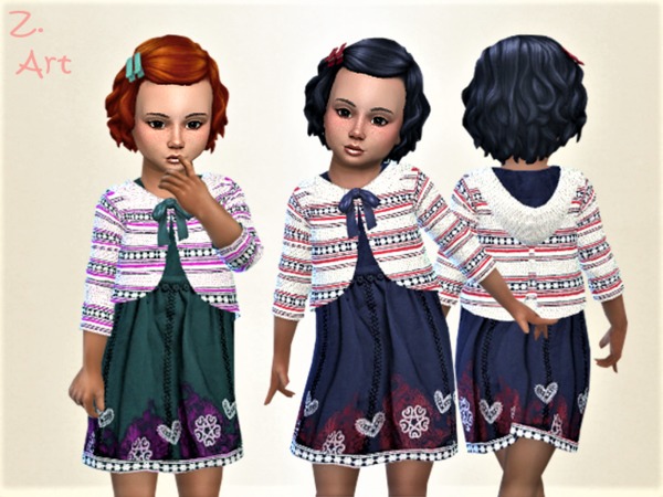 Sims 4 WinterbabeZ 02 dress by Zuckerschnute20 at TSR