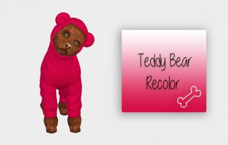 Teddy Bear for Small Dog Recolor at Simiracle