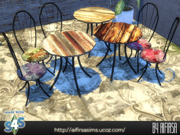 Sims 4 Garden set at Aifirsa