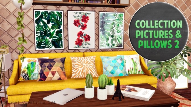 Sims 4 Colleciton Pictures & Pillows 2 at Victor Miguel