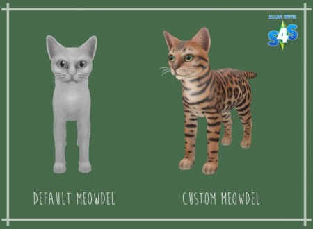 Bengal Cat Skin for S4S previewer at Giulietta