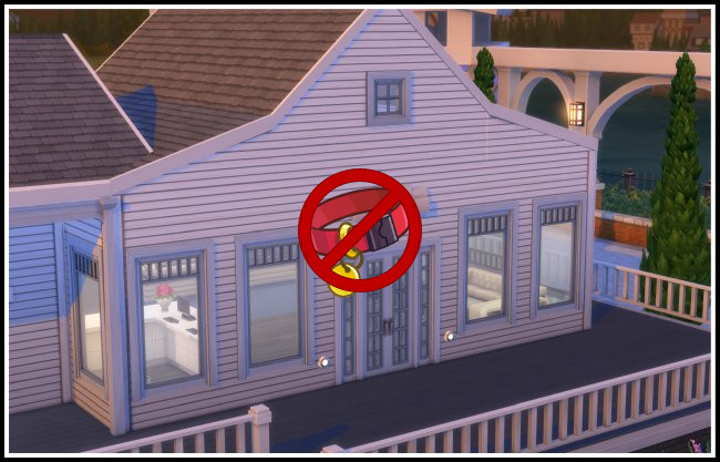 Sims 4 No Pets Allowed Custom Lot Trait at LittleMsSam