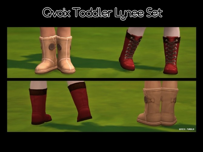 Sims 4 Lynee Boots Set T at qvoix – escaping reality