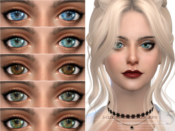 Sims 4 Eyecolors 201715 by S Club WM at TSR