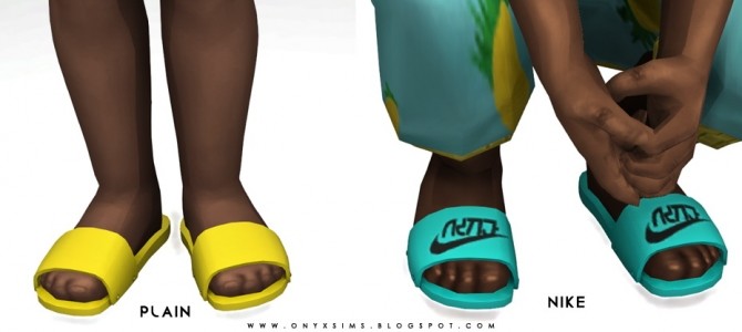 Sims 4 Basic Athletic Slippers at Onyx Sims