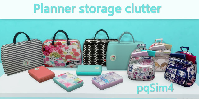 Sims 4 Planner Storage Clutter at pqSims4