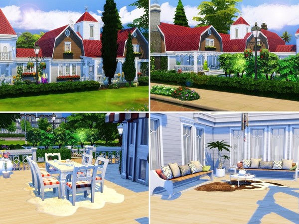 Sims 4 Cozy Ranch House by MychQQQ at TSR