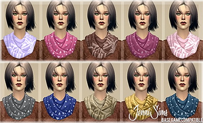 Sims 4 Scarves at Jenni Sims
