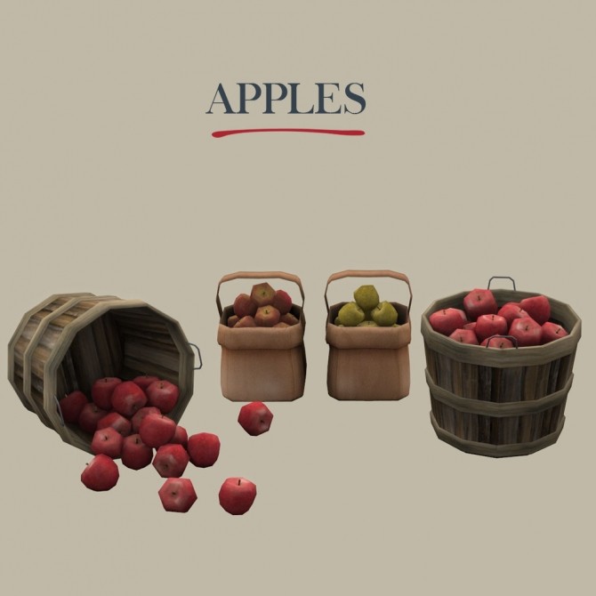 Sims 4 Apples at Leo Sims