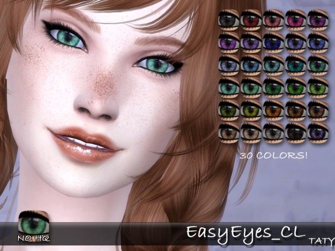 Sims 4 Easy eyes CL at Taty – Eámanë Palantír