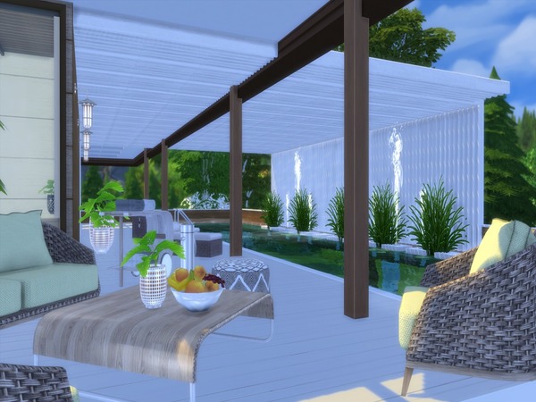 Sims 4 Modern Calanthe house by Suzz86 at TSR