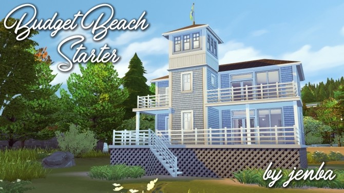 Sims 4 Budget Beach Starter at Jenba Sims