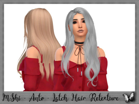 Anto Latch Hair Retexture by mikerashi at TSR