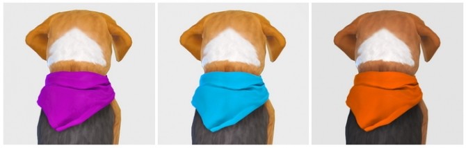 Sims 4 Handkerchief Small Dog Recolor at Simiracle