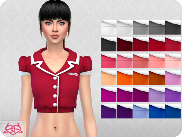 Sims 4 Waitress SET by Colores Urbanos at TSR
