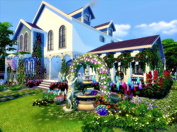Sims 4 Diana house by marychabb at TSR