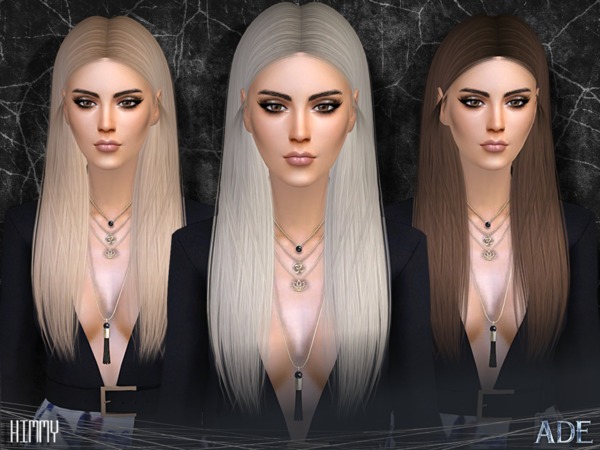 Sims 4 Kimmy hair by Ade Darma at TSR