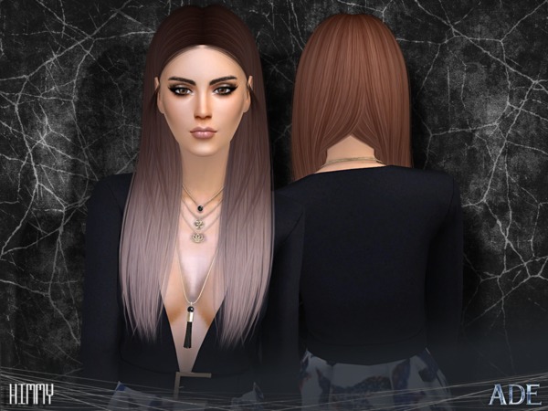 Sims 4 Kimmy hair by Ade Darma at TSR