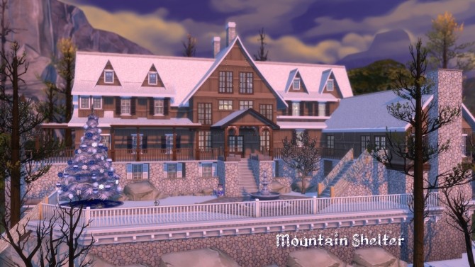 Sims 4 Mountain shelter by Aya20 at Mod The Sims