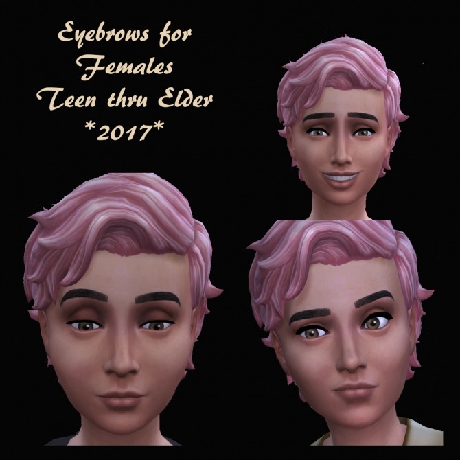 Sims 4 Eyebrows for Females by Simmiller at Mod The Sims