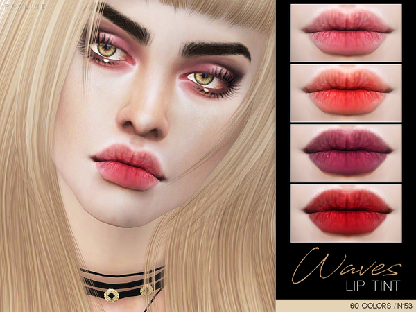 Sims 4 Waves Lip Trio by Pralinesims at TSR