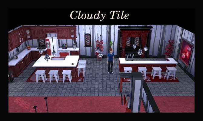 Sims 4 Cloudy Tile by Simmiller at Mod The Sims