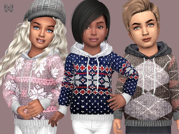 Sims 4 Wool Winter Sweaters by MartyP at TSR