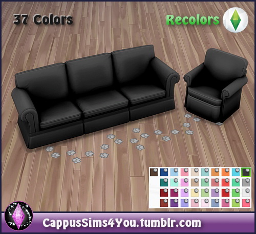 Sims 4 Set Ejos Sofa & Sessel at CappusSims4You