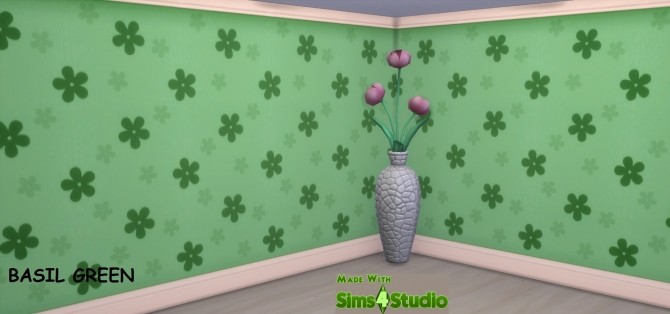 Sims 4 Flower Child Wallpaper 12 Recolours by wendy35pearly at Mod The Sims