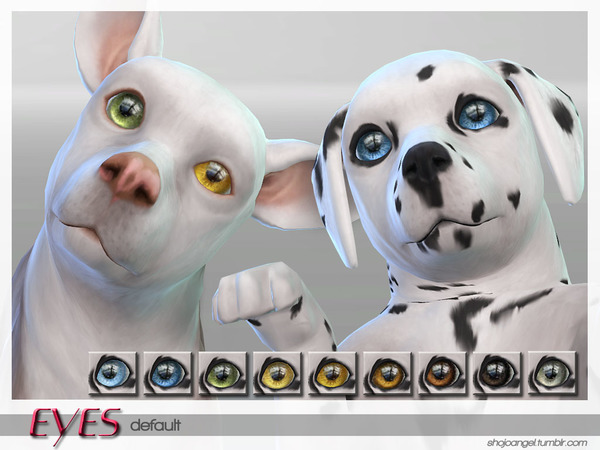 Sims 4 Eyes Set 1 Dogs by ShojoAngel at TSR