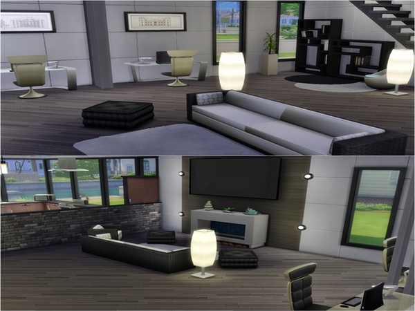 Sims 4 Modern Dream House by Deeuts at TSR