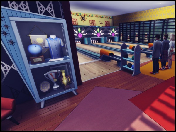 Sims 4 Sandy Run Bowling Center by Terramoon at TSR