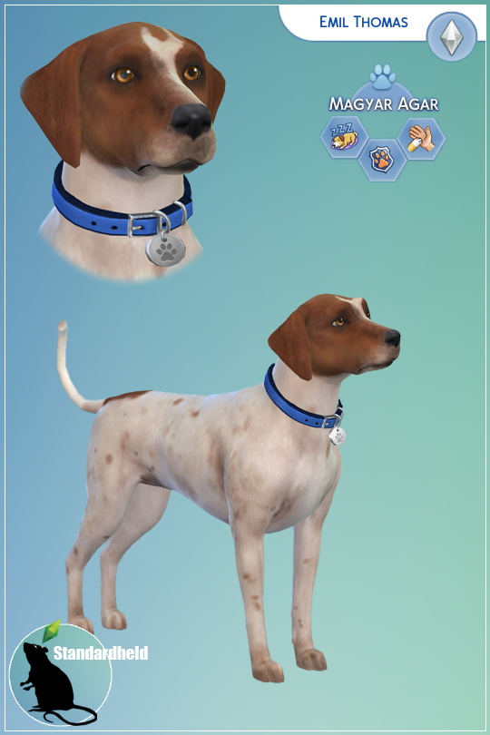 Sims 4 Emil Dog by Standardheld at SimsWorkshop