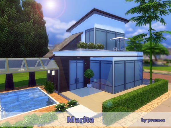 Sims 4 Marita house by yvonnee at TSR