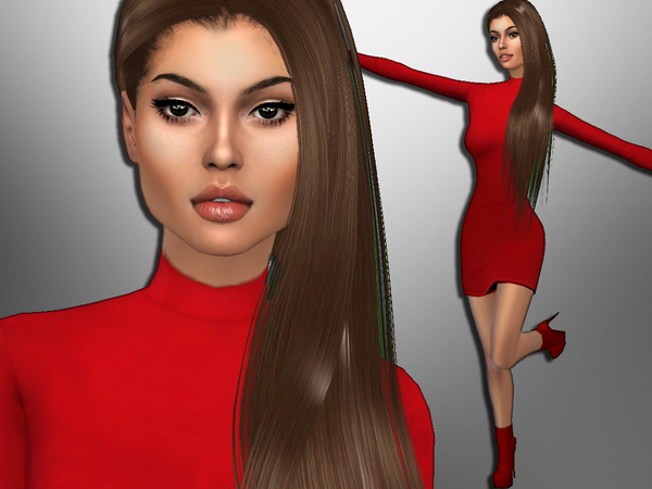 Sims 4 Norma Redkey by divaka45 at TSR
