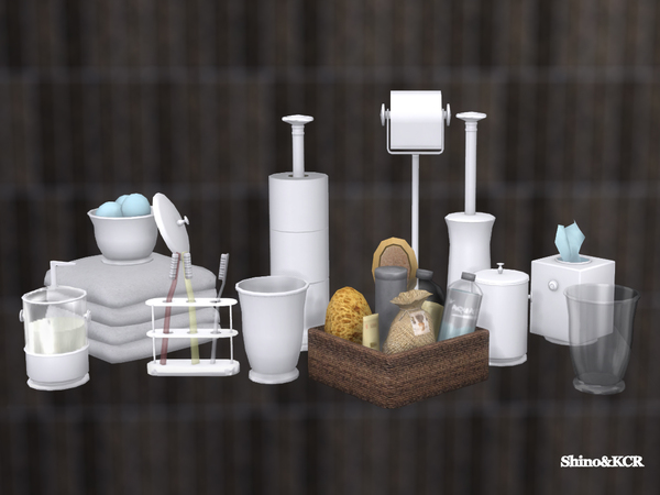 Sims 4 Decor Bathroom Pottery Barn by ShinoKCR at TSR