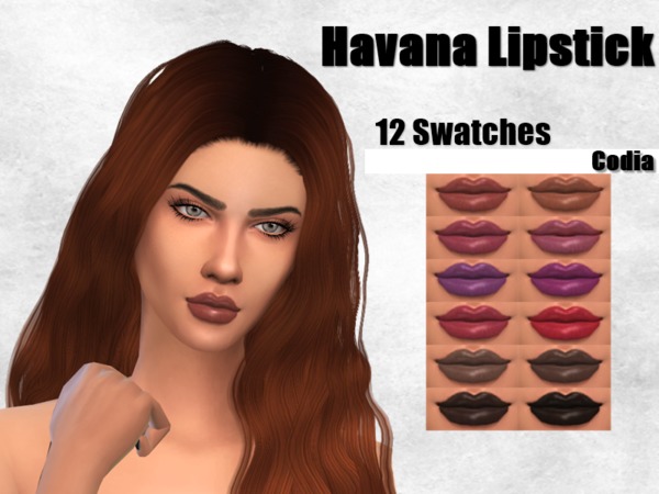 Sims 4 Havana Lipstick by Codia at TSR