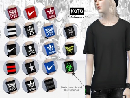 KOTO MALE Sweatband by Helsoseira at TSR