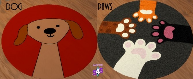 Sims 4 PETS Rug SET by wendy35pearly at Mod The Sims