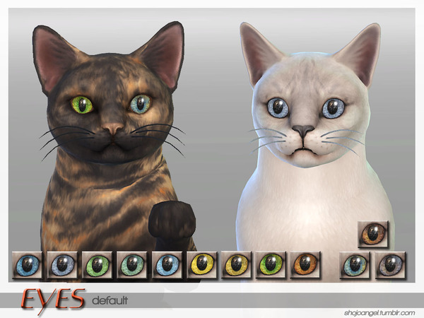 Sims 4 Eye Set 2 Cats by ShojoAngel at TSR