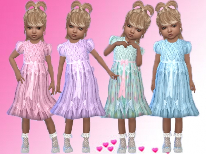 Frill T dress at Trudie55 » Sims 4 Updates