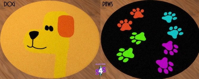 Sims 4 PETS Rug SET by wendy35pearly at Mod The Sims