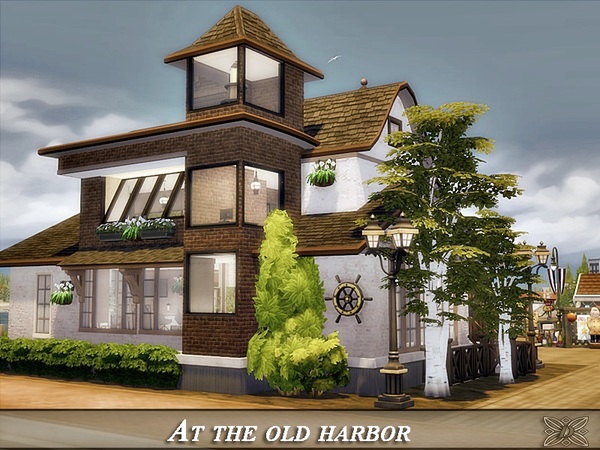 Sims 4 At the old harbor small house by Danuta720 at TSR