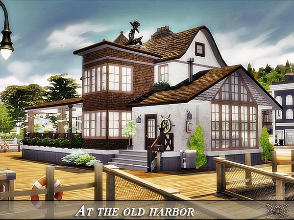 Sims 4 At the old harbor small house by Danuta720 at TSR