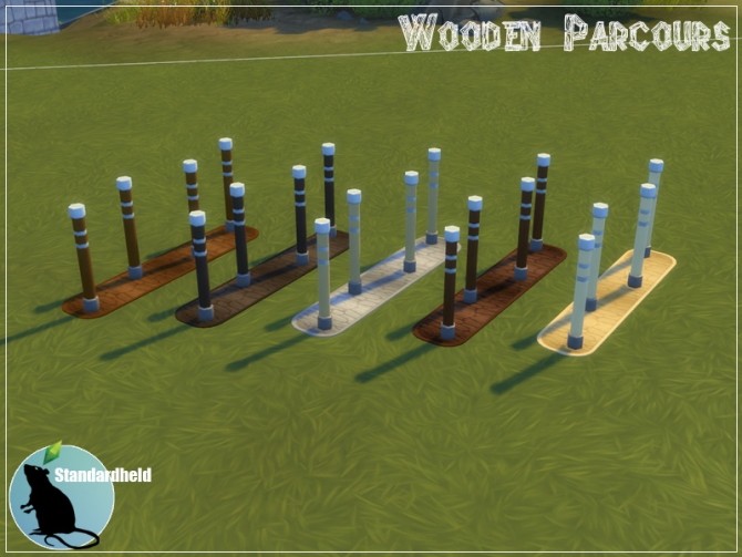 Sims 4 Wooden Parcours by Standardheld at SimsWorkshop